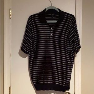 J Crew Mens Striped Pima Cotton Polo Knit!